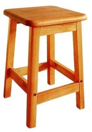 Wooden Square Stool