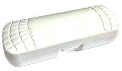 Repid White Textured Eyewear Case