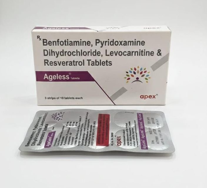 Ageless Benfotiamine Dihydrochloride Levocarnitine Tablets