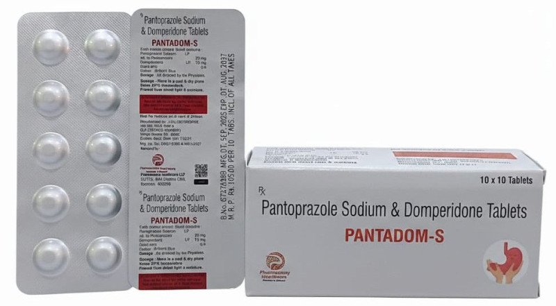 Pantadom S Pantoprazole Sodium and Domperidone Tablets