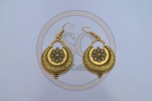 Anti Tarnish Brass Casting Dokra Earrings