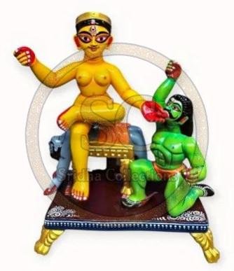 Brass MA Bagalamukhi Goddess Statue