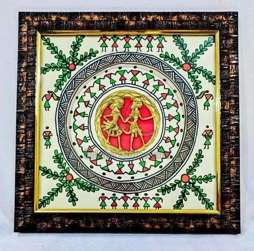 Dokra Brass Wall Hanging Warli Painting