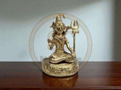 Handcrafted Dhokra Brass Lord Shiva Idol