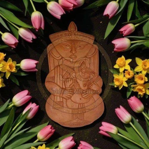 Terracotta Ganesha Parvati Idol