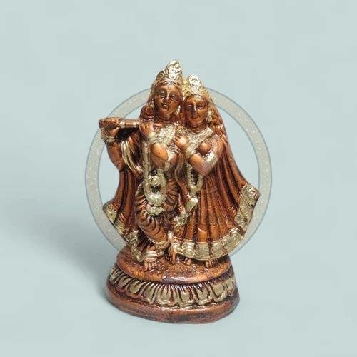 Terracotta Radha Krishna Idol