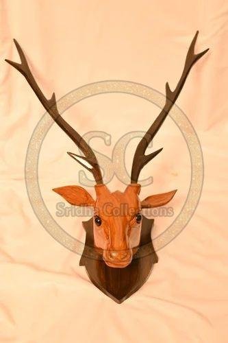 Wooden Wall Mounted Deer