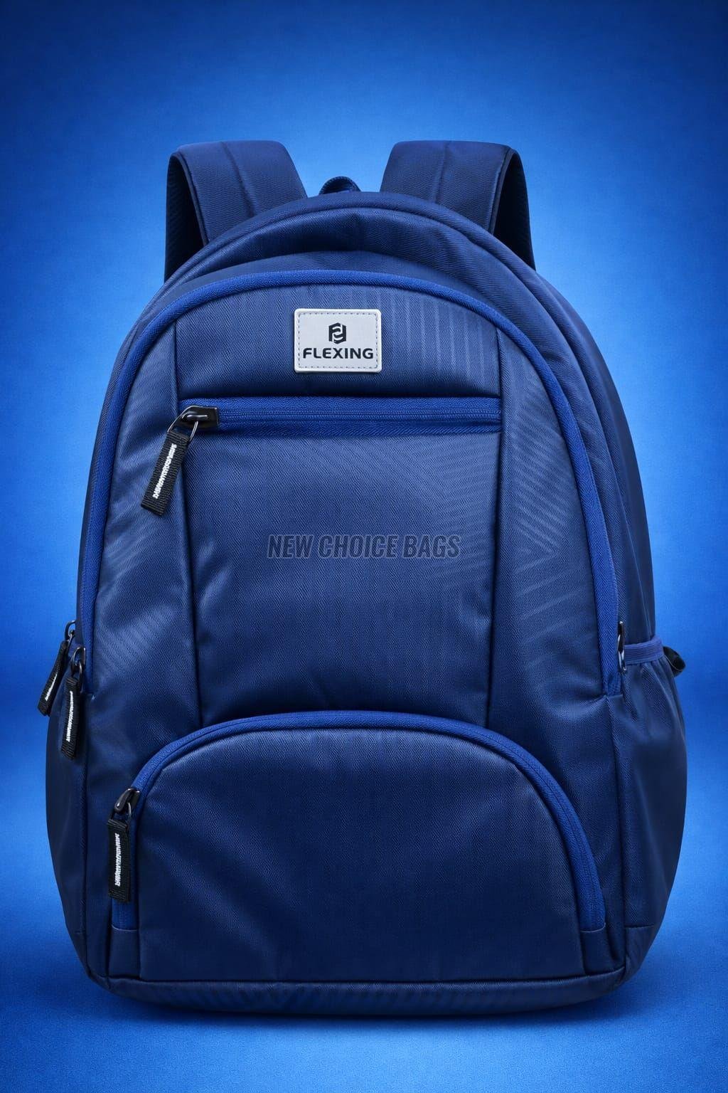 Blue Flexing School Bag