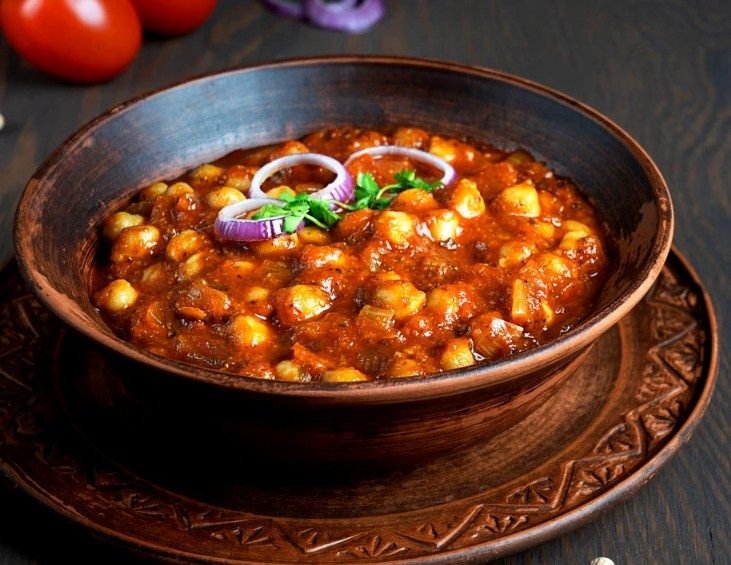 Spicy Homestyle Chana Masala Curry
