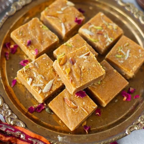 Traditional Frozen Sweet Delight Besan Burfi