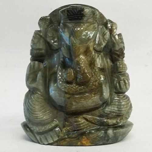 Cats Eye Ganesh Statue