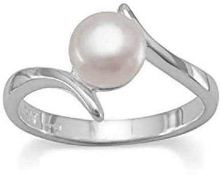 White Moon Pearl Ring
