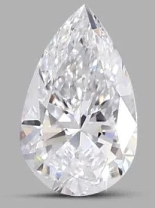 70P 7.5x5mm D-F VVS-VS HPHT Pear Lab Grown Diamond