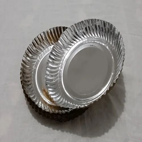 10 Inch Silver Laminated Paper Plate