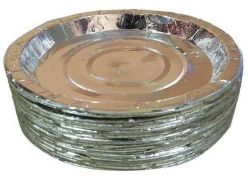 5 Inch Silver Laminated Paper Plate