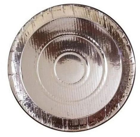 6 Inch Silver Laminated Paper Plate
