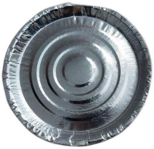 7 Inch Silver Laminated Paper Plate 7 Inch Silver Laminated Paper Plate