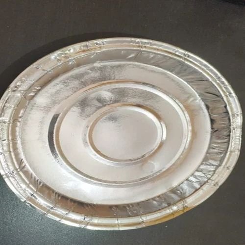 9 Inch Silver Laminated Paper Plate
