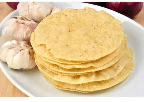 Round Garlic Papad