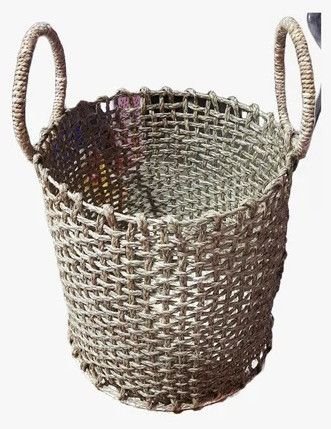 Grey Sabai Grass Laundry Basket