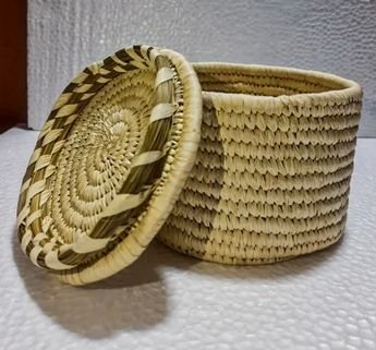 Handmade Sabai Grass Chapati Box