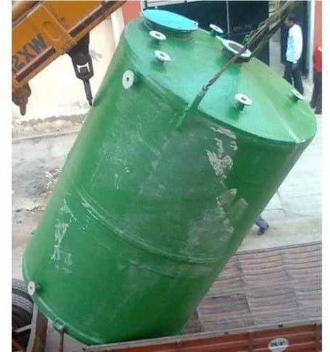 FRP Horizontal Chemical Storage Tank