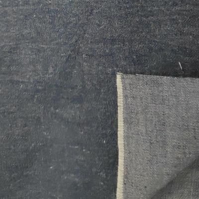 Plain Black Denim Fabric