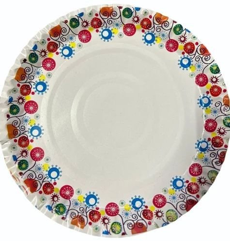 12 Inch Printed Disposable Paper Plate