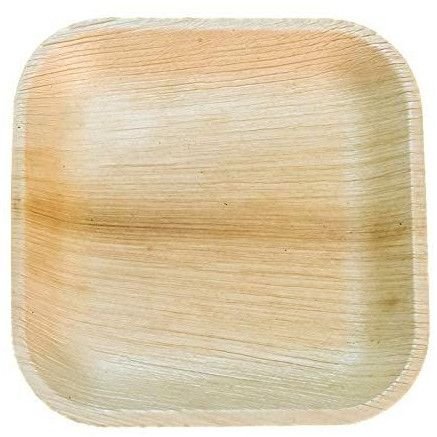 6 Inch Square Disposable Areca Palm Leaf Plates