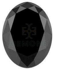 Natural Black Oval Cut Diamonds