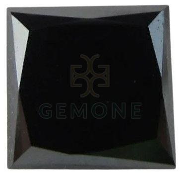Natural Black Princess Cut Diamonds