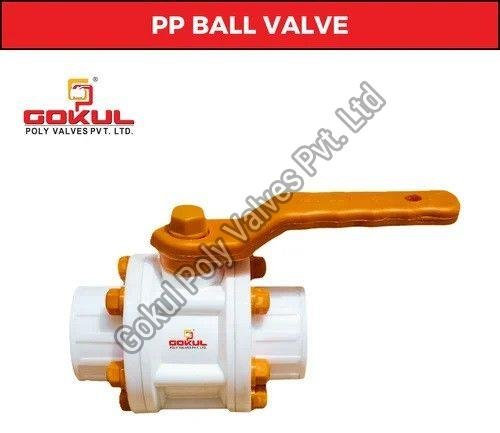 Industrial PP Screwed End Ball Valve