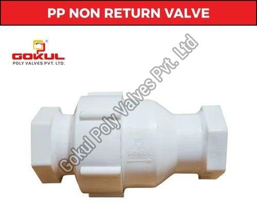 Polypropylene Non Return Valve