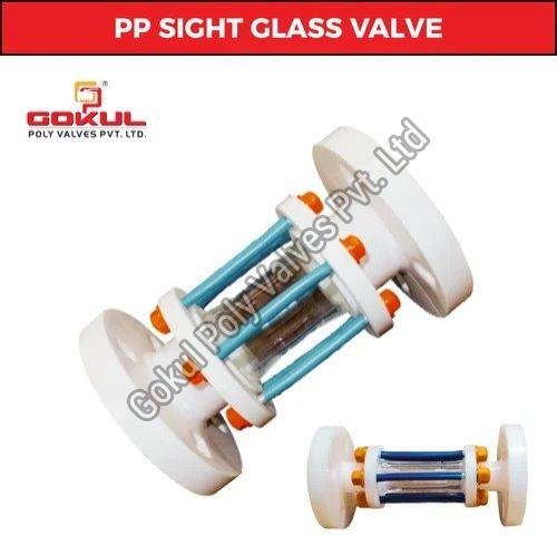 Polypropylene Sight Glass Valve