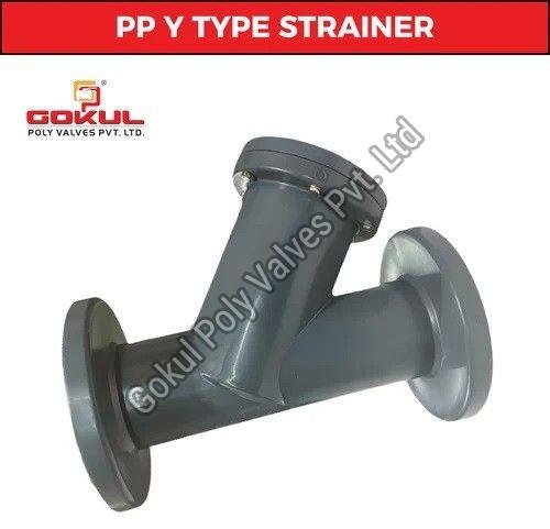 Polypropylene Y Type Strainer Flange End