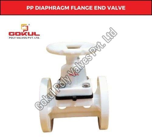 PP Flanged Diaphragm Valve