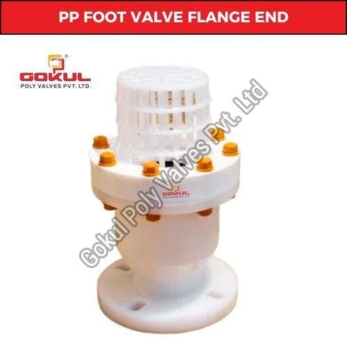 PP Foot Valve Flange End