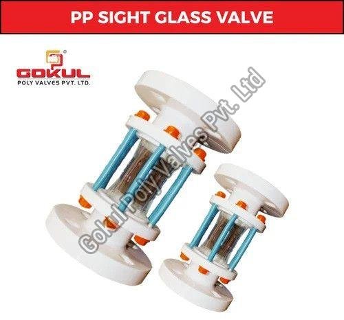 Industrial PP Sight Glass Valve