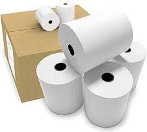 Plain White Thermal Coated Paper Rolls