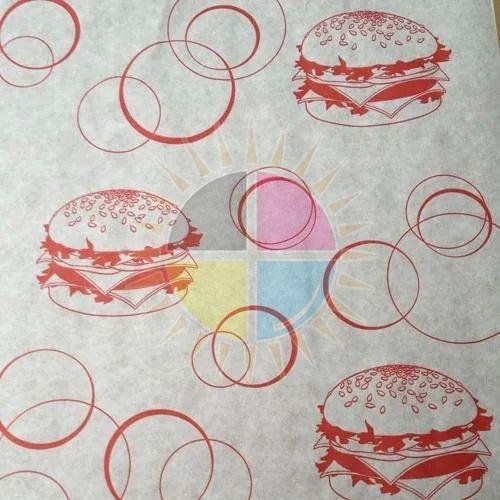 Printed Burger Wrapping Paper