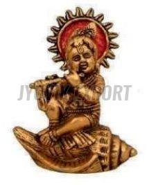 Aluminium Krishna Statue