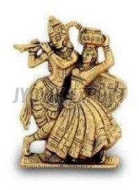Aluminium Radha Krishna Statue