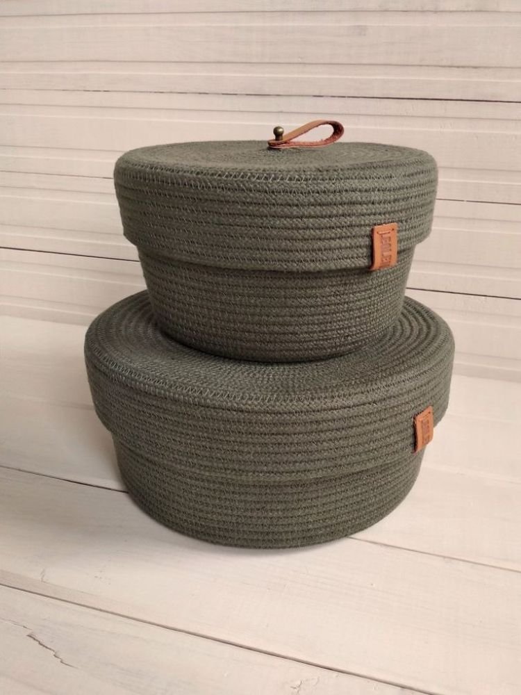 Cotton Macrame Basket