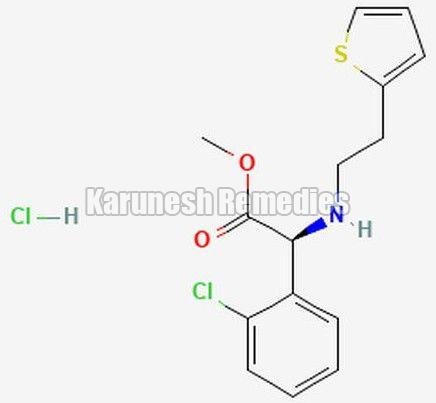 (D-(+)-Methyl-(2-thienylethamino)(2-chlorophenyl) Acetate Hydrochloride