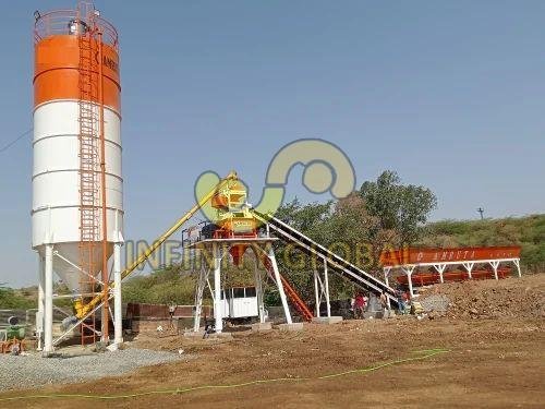 Electric Stationary Concrete Batching Plant