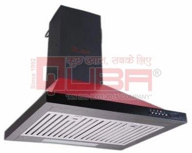 Quba 4715 Deluxe Red Pyramid Wall Mounted Kitchen Chimney