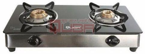 Quba S2 Mini Compact Stainless Steel 2 Burner Gas Stove