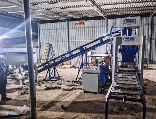 Automatic Solid Concrete Brick Making Machine