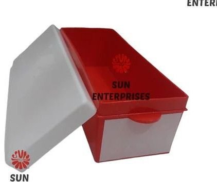 Red Plastic Medicine Box