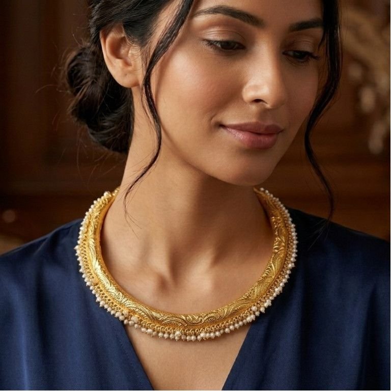 Royal Twist Layered AD Choker Set